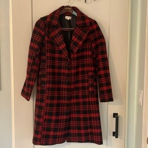 Böhme London Plaid Coat. Size Medium.